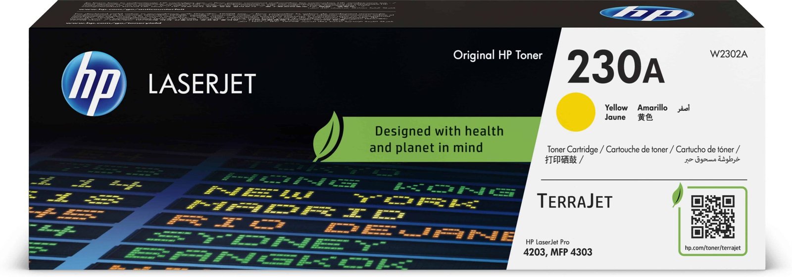 Toner HP LaserJet d’origine – 230 YELLOW (W2302A) 1 Toner HP LaserJet d’origine – 230 YELLOW (W2302A)