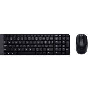 Ensemble Logitech Clavier + Souris Desktop MK220 Sans-fil (AZERTY) (920-008318)
