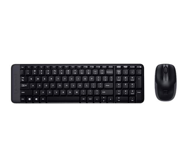 Ensemble Logitech Clavier + Souris Desktop MK220 Sans-fil (AZERTY) (920-008318) 1 Ensemble Logitech Clavier + Souris Desktop MK220 Sans-fil (AZERTY) (920-008318)