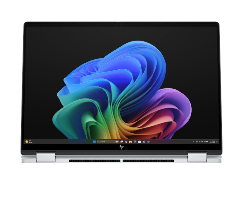 25c1 Omnibook X Flip 14 Glacier Silver T Ir Cam Nonsd Nonfpr Copilot Taskbar Core Set Stand 4239627