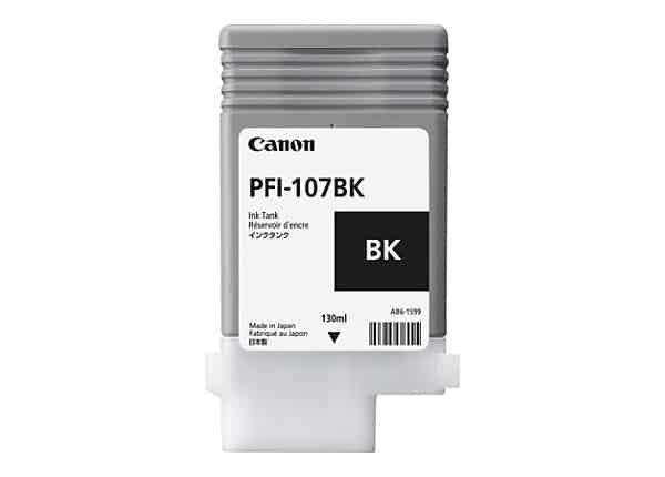 Canon PFI-107BK 130 ml – Bouteille d’encre Canon d’origine (6705B001AA) 1 Canon PFI-107BK 130 ml – Bouteille d’encre Canon d’origine (6705B001AA)