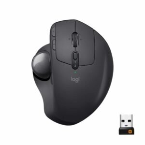 Logitech Souris sans fil MX Ergo – Noir (910-005179)