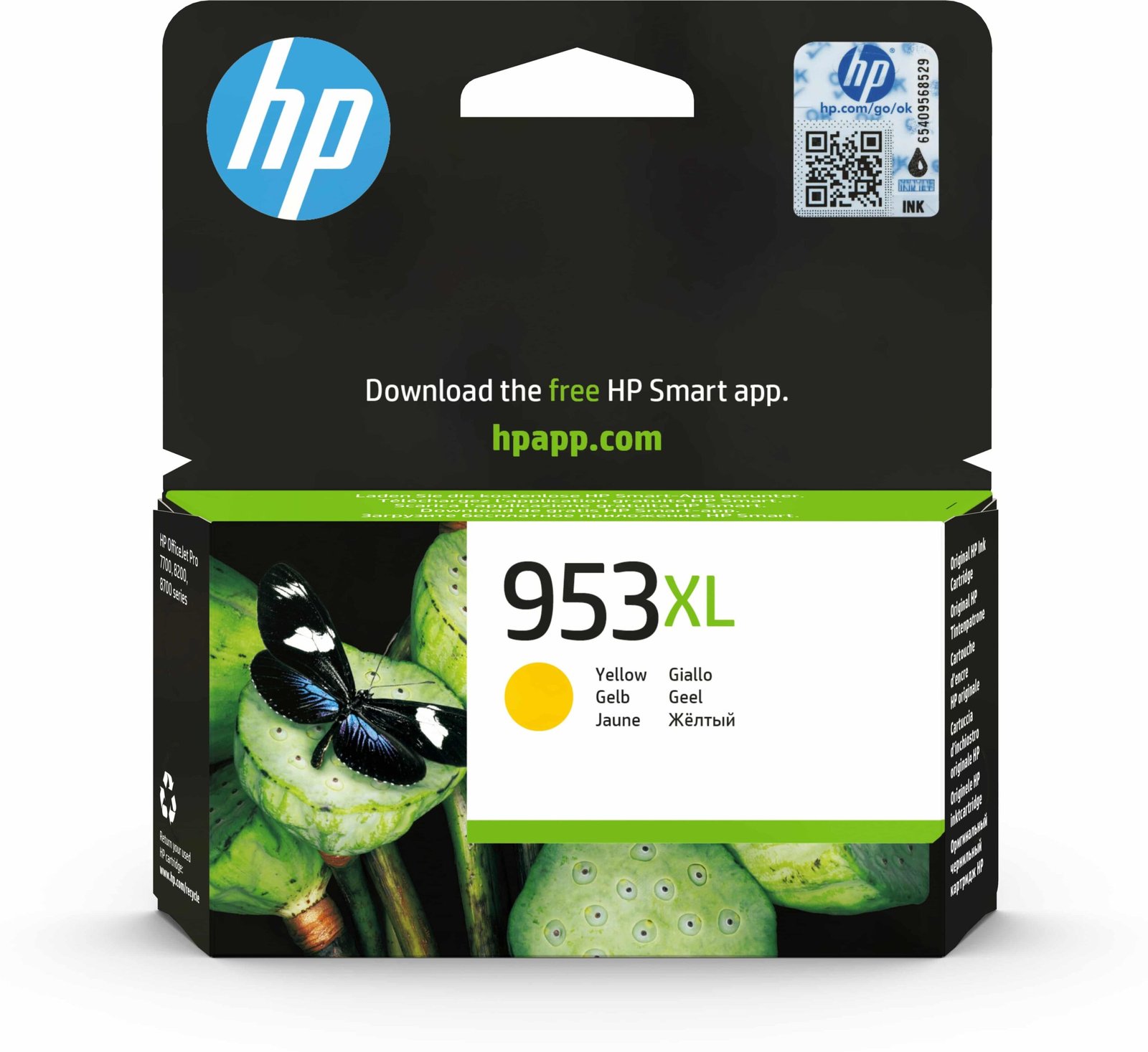Cartouche d’encre – HP 953XL Jaune (F6U18AE) 1 Cartouche d’encre – HP 953XL Jaune (F6U18AE)