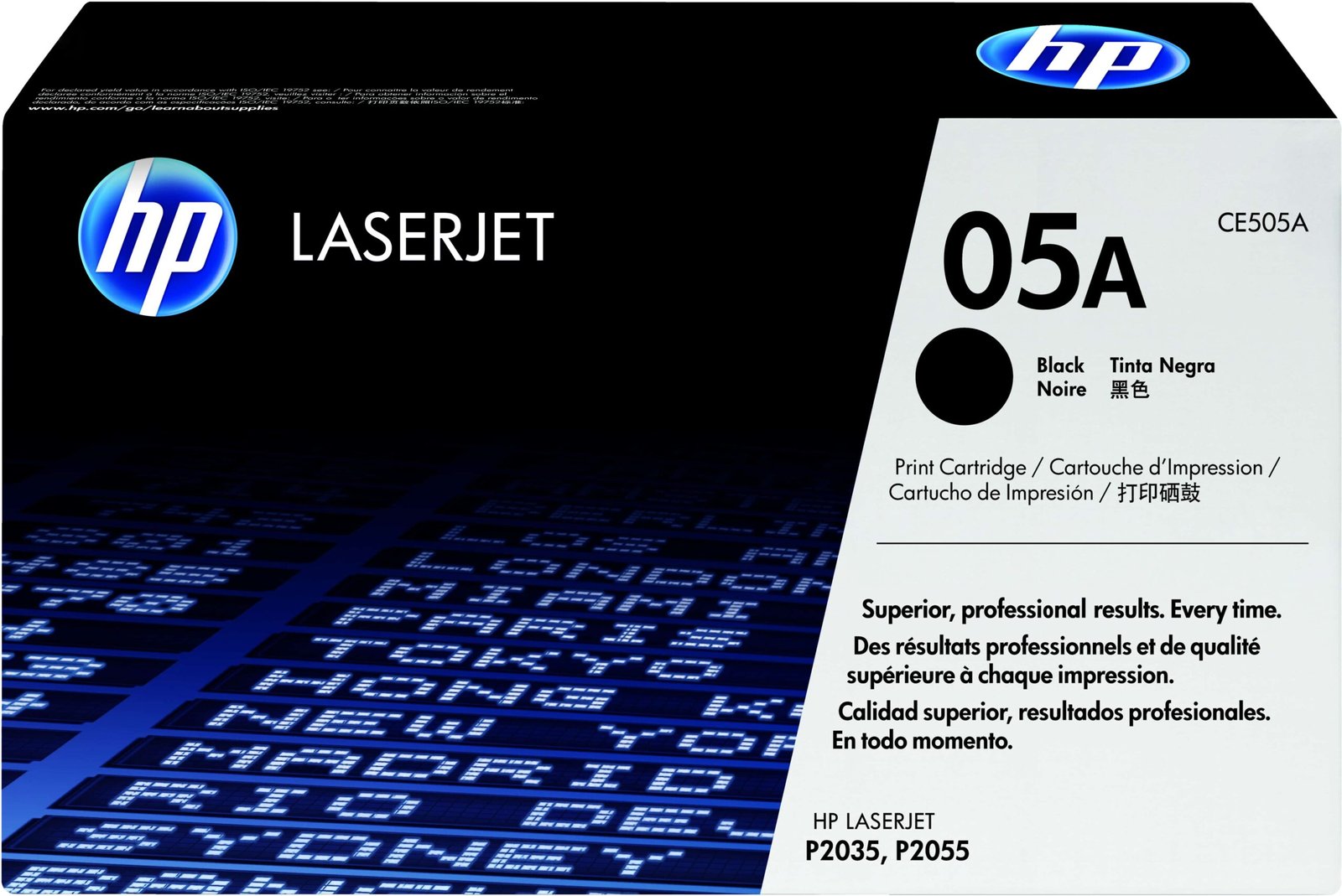 Toner HP LaserJet d’origine – 05A Noir (CE505A) 1 Toner HP LaserJet d’origine – 05A Noir (CE505A)