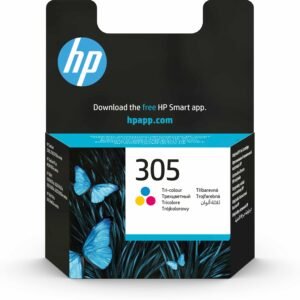 HP 305 trois couleurs – Cartouche d’encre HP d’origine (3YM60AE)
