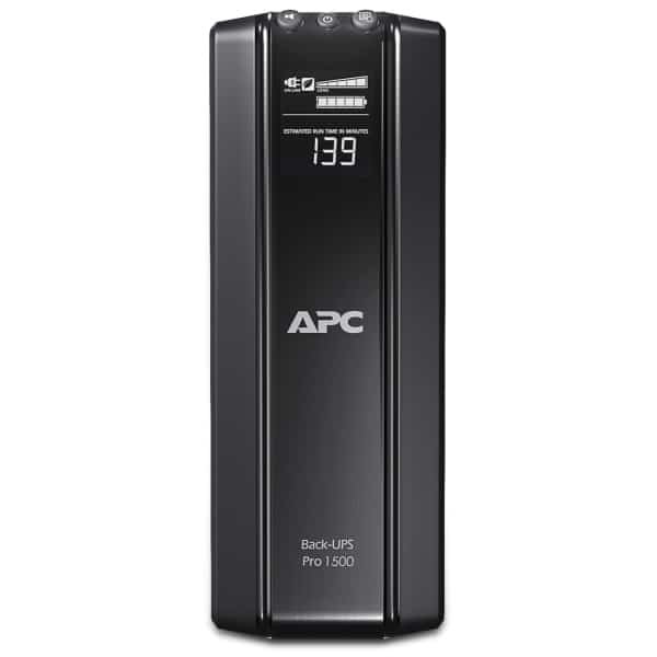 Onduleur Line-Interactive APC BACK-UPS Pro BR1500G-FR – 865 W / 1500 VA – 6 prises FR (BR1500G-FR) 1 Onduleur Line-Interactive APC BACK-UPS Pro BR1500G-FR – 865 W / 1500 VA – 6 prises FR (BR1500G-FR)