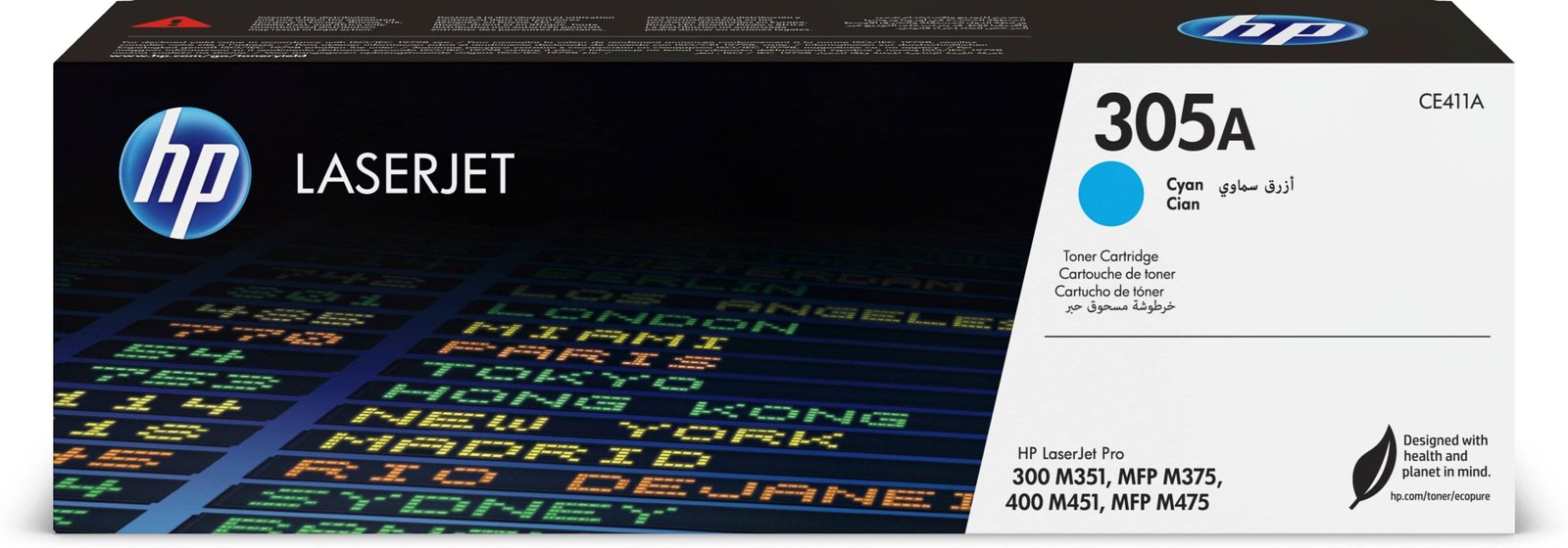 HP 305A Cyan – Toner HP LaserJet d’origine (CE411A) 1 HP 305A Cyan – Toner HP LaserJet d’origine (CE411A)