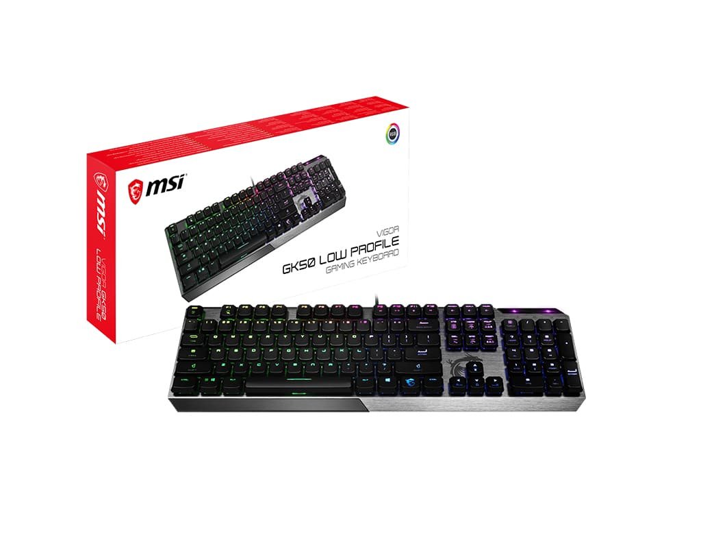 Clavier Gamer Avec Fil – MSI VIGOR GK50 (MSI_S11-04FR238-GA7) 1 Clavier Gamer Avec Fil – MSI VIGOR GK50 (MSI_S11-04FR238-GA7)