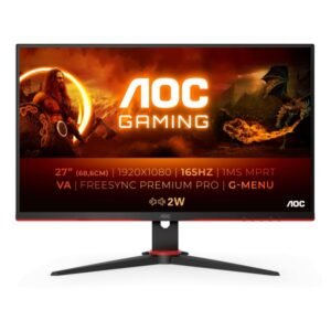 Moniteur AOC 27″ Flat VA FHD 165HZ (6973985230073)(27G2SE)