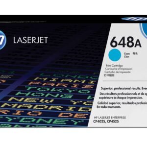 Toner HP LaserJet d’origine – 648A CYAN (CE261A)