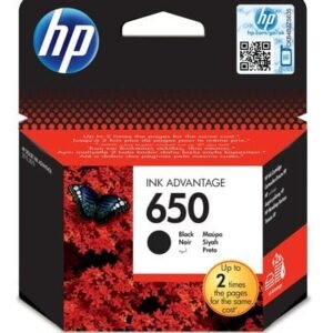 HP 650 Noir – Cartouche d’encre HP d’origine (CZ101AE)