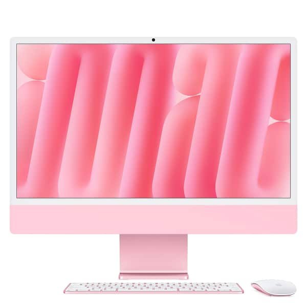 Apple iMac M4 (2024) 24″ 16 Go 256 Go Rose (MWV43FN/A) 1 Apple iMac M4 (2024) 24″ 16 Go 256 Go Rose (MWV43FN/A)