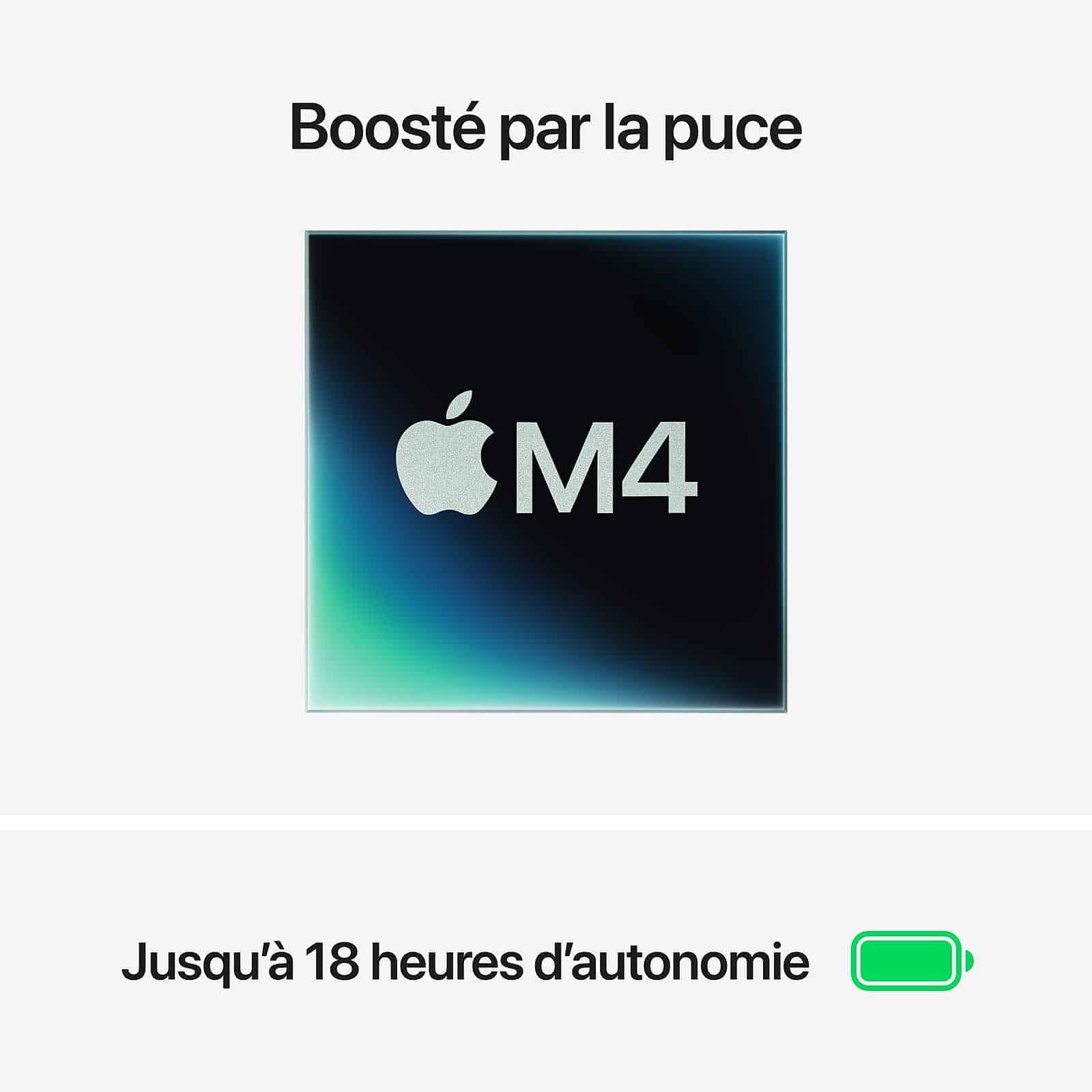 Apple MacBook Air M4 13 pouces (2025) Argent 16Go/512 Go (MW0X3FN/A) 2 Apple MacBook Air M4 13 pouces (2025) Argent 16Go/512 Go (MW0X3FN/A) – Image 2