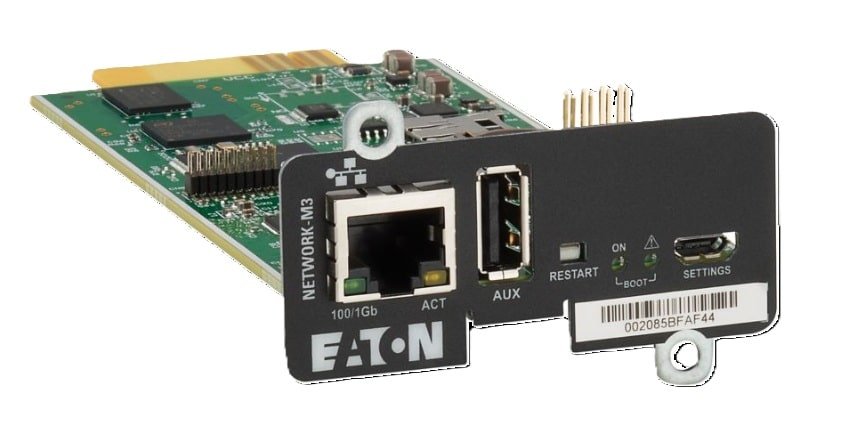 Carte Eaton M3 Gigabit Network (NETWORK-M3) 1 Carte Eaton M3 Gigabit Network (NETWORK-M3)