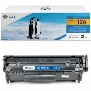 G&G Toner Penguin Premium Q2612A – Equivalent HP 12A | Canon CRG303/CRG104/CRG703/FX10/CRG304 (Q2612A-G&G)