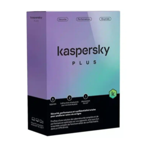Kaspersky Anti-Virus 2023 Plus (équivalent à Internet Security) – Licence 3 postes 1 an (KL10428BCFS-SLIMMAG)