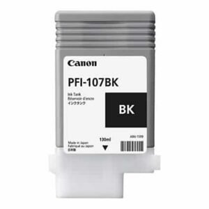 Canon PFI-107BK 130 ml – Bouteille d’encre Canon d’origine (6705B001AA)