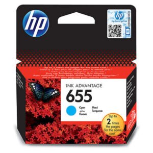 Cartouche d’encre grande capacité – HP 655 CYAN (CZ110AE)