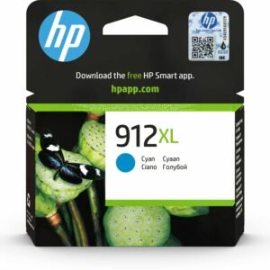 Cartouche d’encre grande capacité – HP 912XL Cyan (3YL81AE)