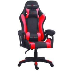 Chaise Gamer Dxracer Rouge Rgb Repose Pieds Dxr7