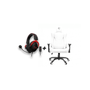 Chaise Gaming White Shark Monza Blanc Casque Hyperx Cloud Ii Monza W4p5m0aa