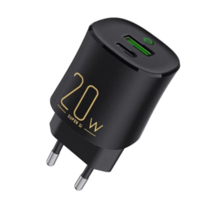 Chargeur Itel ICW-201E Noir 20W charge rapide