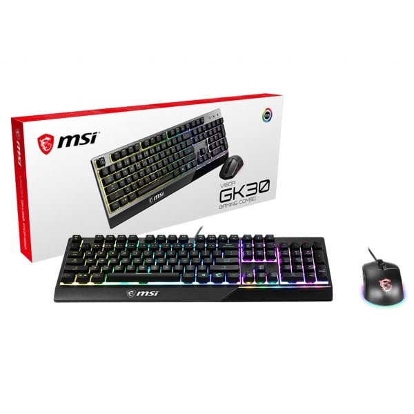 Clavier Souris avec fil MSI Vigor GK30 + Clutch GM11 (MSI_S11-04FR237-CLA) 1 Clavier Souris Avec Fil Msi Vigor Gk30 Clutch Gm11 Msi S11 04fr237 Cla