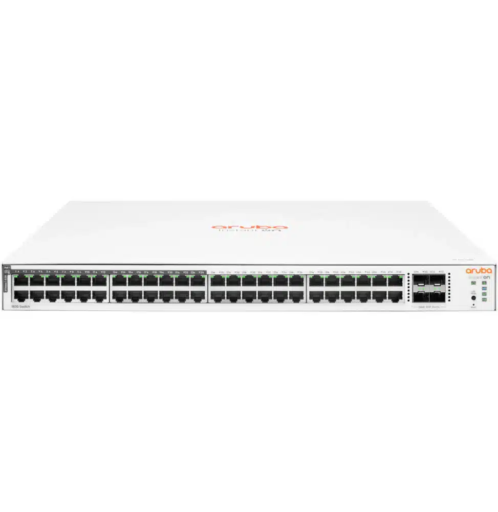 Switch Aruba Instant On 1830 48G 24p Classe 4 PoE 4SFP 370 W (JL815A) 1 Switch Aruba Instant On 1830 48G 24p Classe 4 PoE 4SFP 370 W (JL815A)