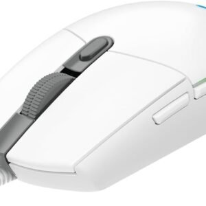 Logitech Souris Gamer avec fil G102 LIGHTSYNC – Blanc (910-005824)