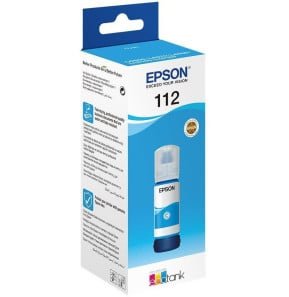 EPSON 112 CYAN – Bouteille d’encre EcoTank d’origine (C13T06C24A)