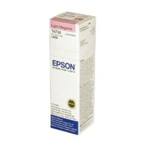 Epson 673 Lm T6736 Magenta Clair Bouteille Dencre Epson Dorigine C13t67364a