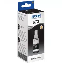 Epson 673 Noir Bouteille Dencre Ecotank Dorigine