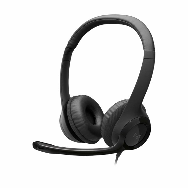 Logitech Casque Micro H390 USB avec Microphone Anti Parasite – Graphite (981-000406) 1 Logitech Casque Micro H390 USB avec Microphone Anti Parasite – Graphite (981-000406)