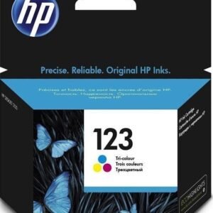 HP 123 trois couleurs – Cartouche d’encre HP d’origine (F6V16AE)