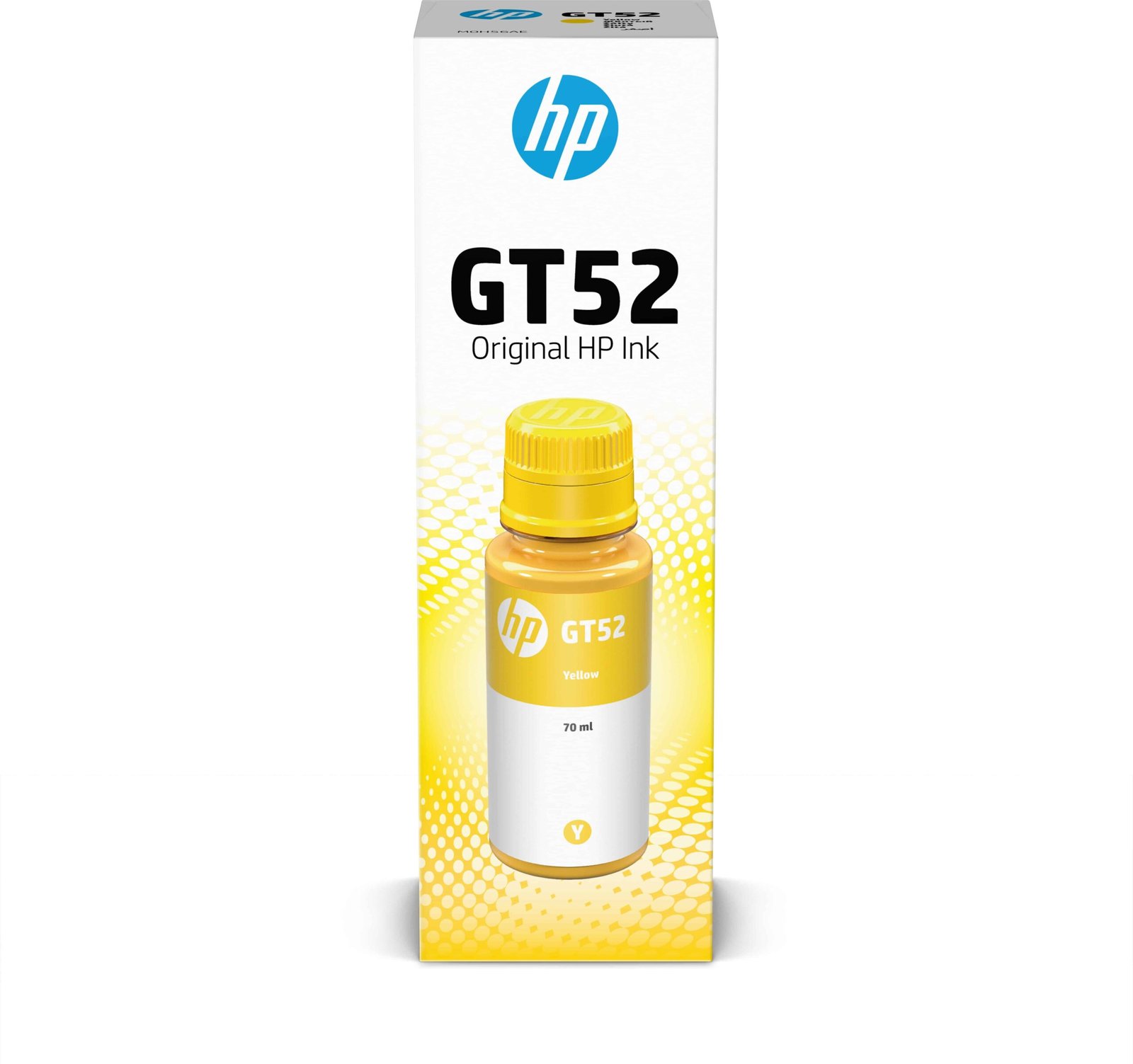 HP GT52 Jaune – Bouteille d’encre HP d’origine (M0H56AE) 1 Hp Gt52 Jaune Bouteille Dencre Hp Dorigine M0h56ae