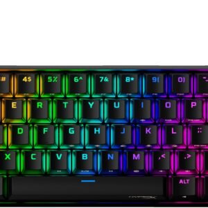 HP HyperX Alloy Origins 60 – Clavier mécanique gaming – HX rouge (6P6K8AA)