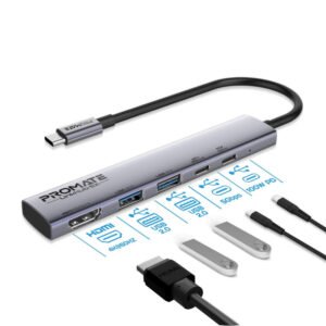 Hub Usb C Multifonction 4k@60hz Avec Alimentation 100 W