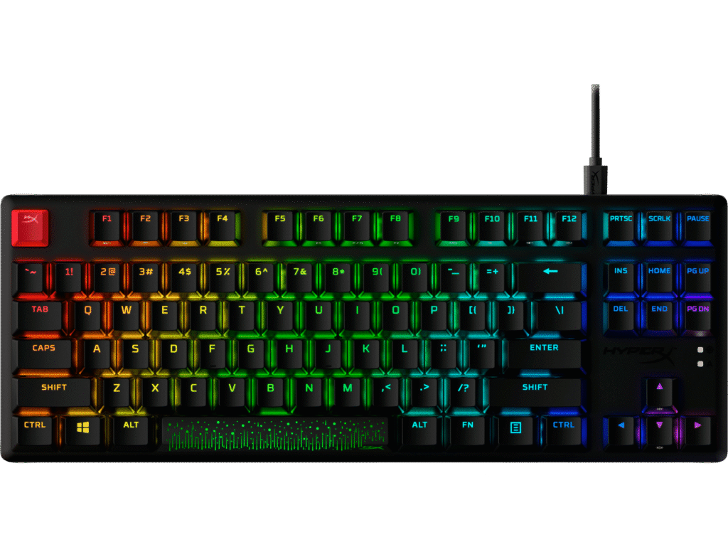 hyperx alloy origins core pbt hx red mechanical gaming keyboard 5 Accueil