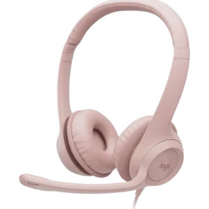 Logitech Casque Micro H390 Usb Avec Microphone Anti Parasite Rose 981 001281