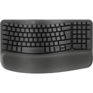 Logitech Clavier Sans Fil Ergonomique Wave Keys Bluetooth Graphite 920 012286