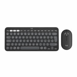 Logitech Ensemble Clavier Souris Pebble 2 Combo Sans Fil Bluetooth Graphite 920 012209