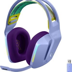 Logitech Casque G733 Lightspeed – Lilas (5099206089549)(981-000890)