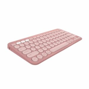 Logitech Mini Clavier Sans Fil Pebble Keys 2 K380s Bluetooth Rose 920 011805