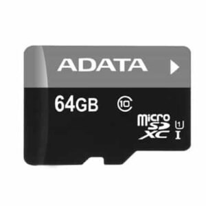 Microsdhc Sdxc Adata Uhs I 64 Go Avec Adaptateur Class 10 Ausdx64guicl10 Ra1