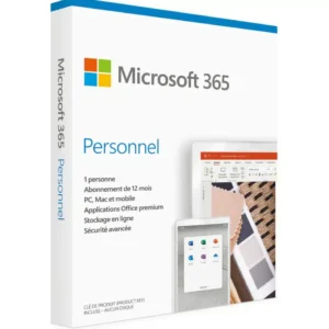 Microsoft 365 Personal Francais 1 An 1 Pc Qq2 01735