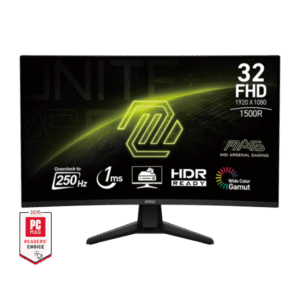 MSI MAG 32C6X 32″ 250Hz Curved (4711377195362)
