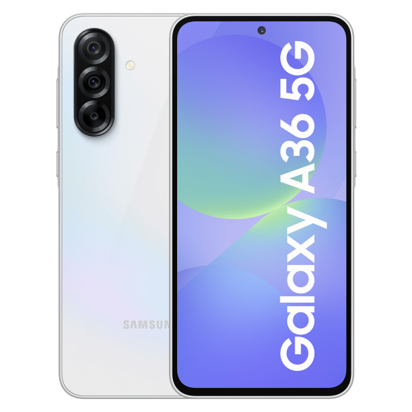 Samsung Galaxy A36 5G – 8 Go + 128 Go Blanc (SM-A366BZAPMWD) 1 Samsung Galaxy A36 5g 8 Go 128 Go Blanc Sm A366bzapmwd