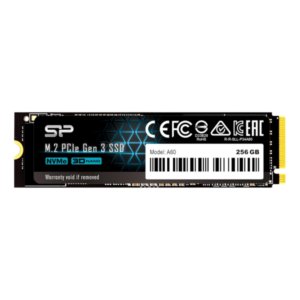 Silicon Power Disque Dur Ssd M2 Nvme 256 Go Sp256gbp34a60m28