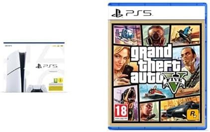 Sony Playstation 5 Slim + CD GTA V (CFI-2016-GTAV) 1 Sony Playstation 5 Slim + CD GTA V (CFI-2016-GTAV)