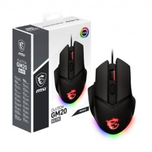 Souris Gamer Avec Fil Msi Clutch Gm20 Elite Msi S12 0400d00 C54